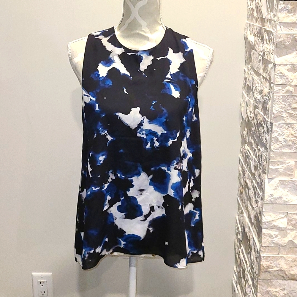 Olive & Oak lined high low sleeveless tank